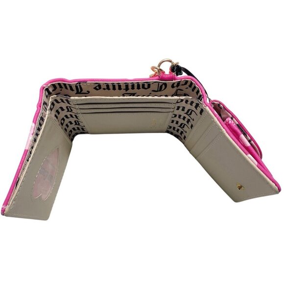 Juicy Couture Pink Cherry On Top Mini Envelope Bag or Backpack Charm Wallet NWT - Picture 7 of 7